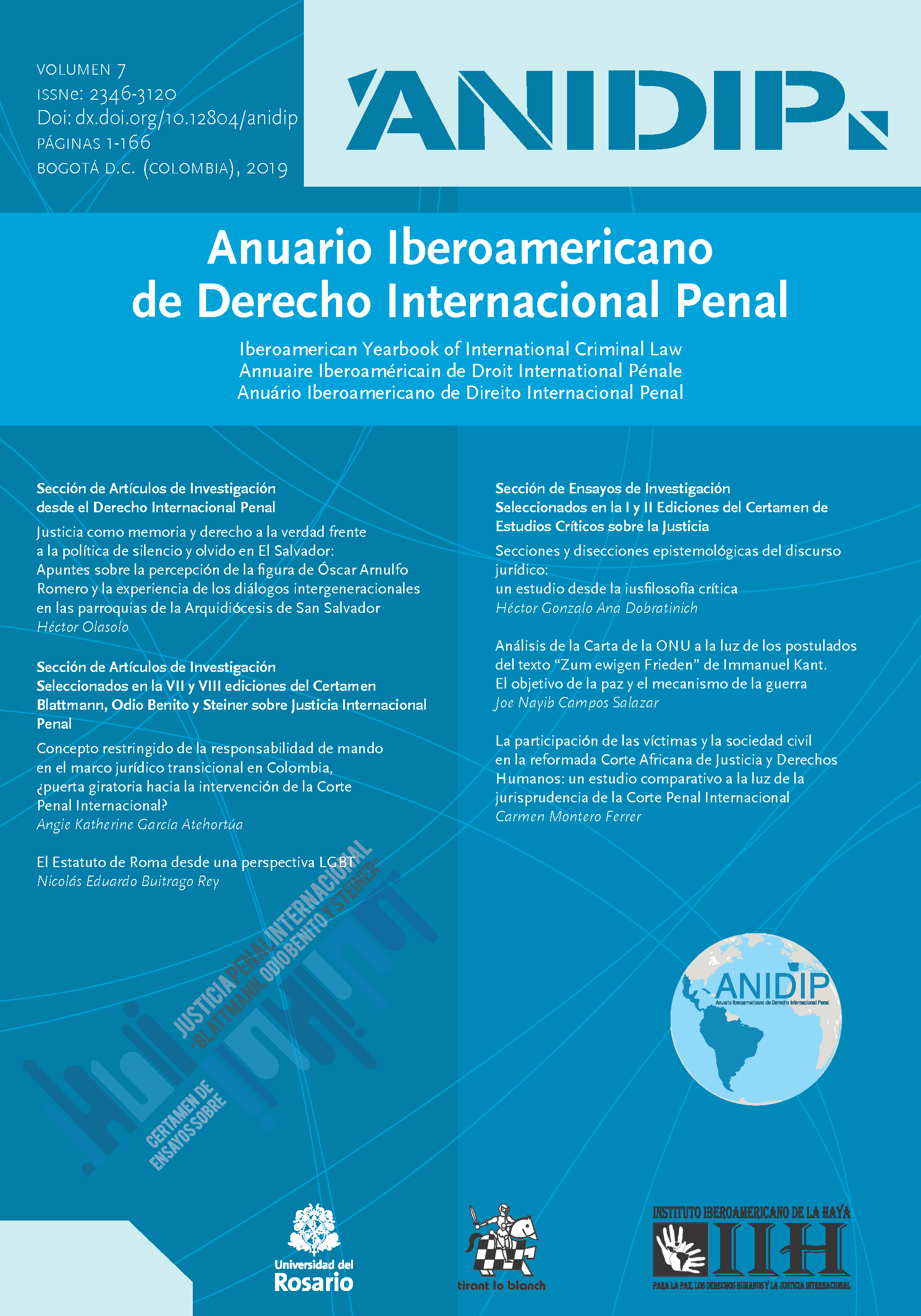 Anuario Iberoamericano de Derecho Internacional Penal