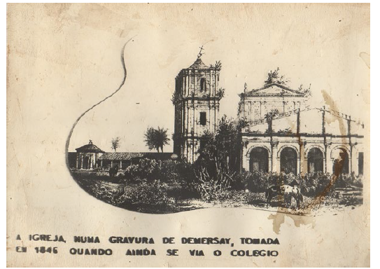 Reprodução da litografia de Alfred Demersay em
cartão postal