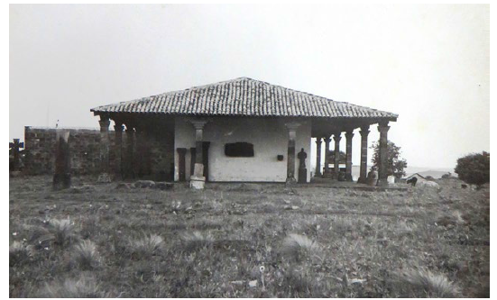 Museu das Missões em 1974. Vista da lateral. Levantamento Fotográfico
