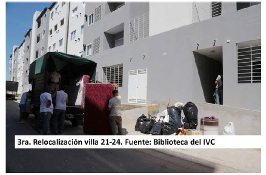 
Tercera relocalización Villa 21-24
