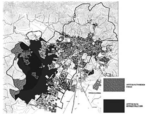 
Zonas aptas para el desarrollo urbano
