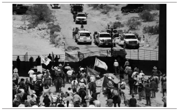 
Movilización armada de derecha liderada por Clive Bundy, Nevada - Estados
Unidos
