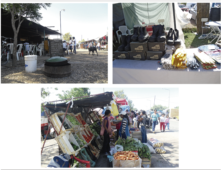 
Productos ofrecidos en las ferias de Ugarteche, Cordón del Plata y 25 de Mayo
