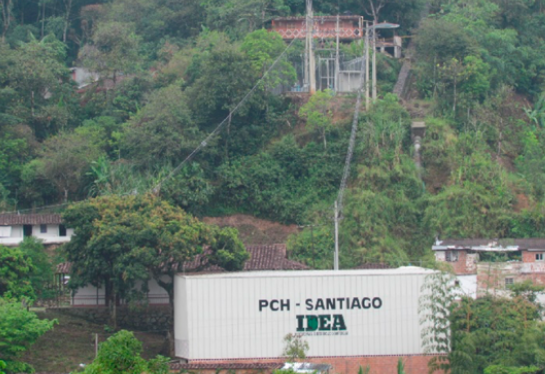 Estación Santiago y micro central hidroeléctrica