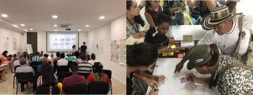 Actividades de métodos etnográficos en campo. Recorrido urbano y mapeo cartográfico, barrio El Pozón
