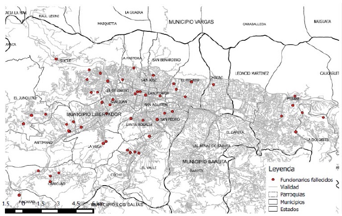 Casos Área
Metropolitana de Caracas (2013)