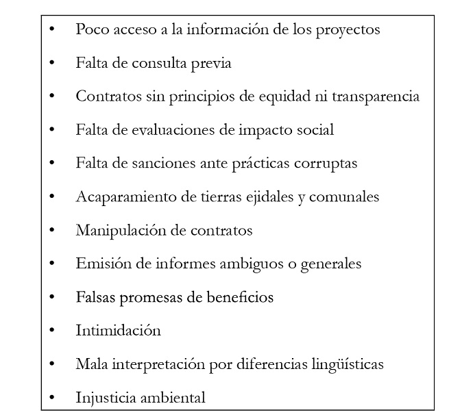 Factores de rechazo de proyectos eólicos en el istmo