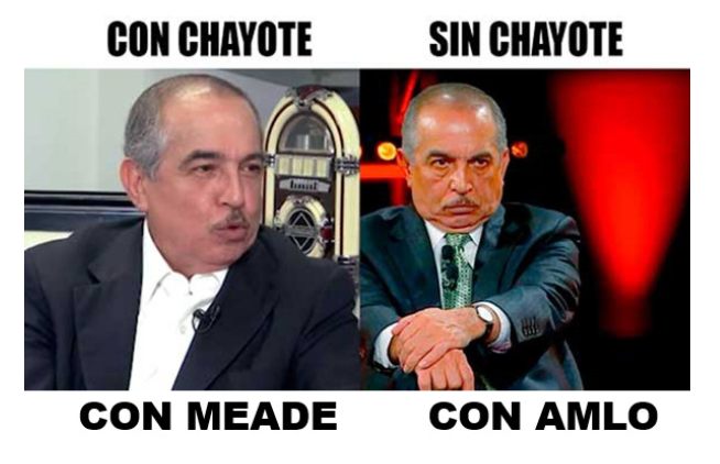 Meme: sin chayote con chayote