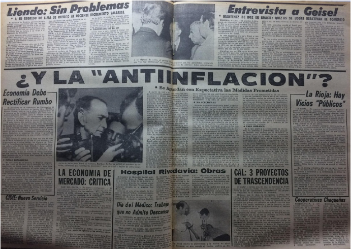 Hacia fines de 1978, Crónica vira hacia una mirada más crítica sobre el Ministerio de Economía